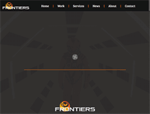 Tablet Screenshot of frontiers.biz